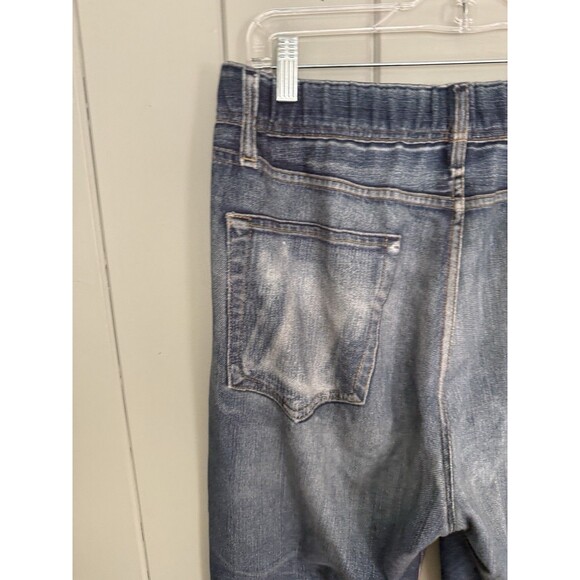 Rag & Bone Miramar Jogger Lucas Photo Printed Faux Jean Sweatpants L Large Blue - Picture 8 of 10